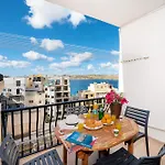 Seashells Apartments With Terrace, Just Off The Seafront In Bugibba - By Getawaysmalta